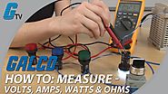 How To Measure Volts, Amps, Watts, & Ohms with a Multimeter