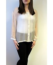 Get Ivory Evening Top Exquisite at Affordable Price