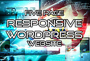 ruvaworks4u : I will create 5 Page Responsive Wordpress Website for $5 on www.fiverr.com