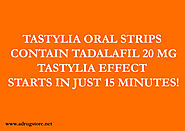 Tastylia Oral Strips Tadalafil Sublingual Technologies