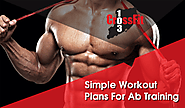 Simple Workout Plans For Ab Training