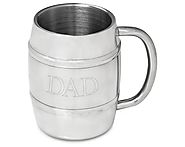 Father's Day 'Dad' Steel Keg Mug