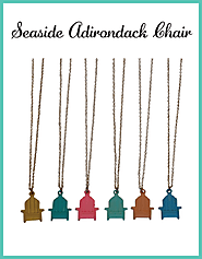 Seaside Adirondack Chair Necklaces-7 Colors