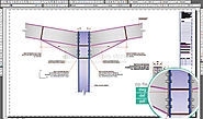 Download sample drawing of Double Span Portal Frame Beam Column Haunch Valley Connection