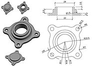 How to create an object in 3D from the 2d drawing