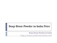 Soap Stone Powder in India Price