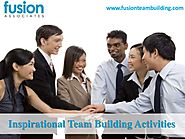 Inspirational team building activities fusion teambuilding