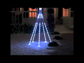 Light Show Outdoor LED Christmas Tree Decoration - The Home Depot