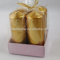 gold christmas candles