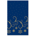 Blue & Gold Ice Christmas Napkins & Tableware - Dawn Direct