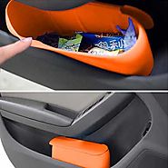 Portable Silicone Car Mini Dustbin for any cars' door pockets