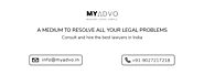 Consult & hire top lawyers in India | MyAdvo.in