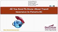 Looking for Best Travel Insurance Broker in Victoria BC?