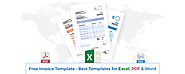Free Invoice Template - Best Templates for Excel, PDF & Word