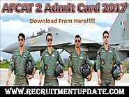 AFCAT 2 Admit Card