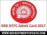 RRB NTPC Admit Card