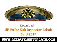 UP Police Sub Inspector Admit Card