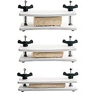Extra Firm Tofu Press by Healthy Express. Premium Curved Plates for Superior Pressing Results on Firm and Extra Firm ...