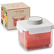 TOFUDEE Tofu Press with IntelliSpring. Patent Tofu Presser & Vegan Food Strainer, Silken Tofu to Extra Firm Tofu Make...
