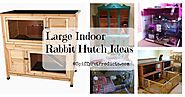 Large Indoor Rabbit Hutch And Accessories