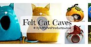 Felted Cat Caves: Whimsical Sculpted Cat Bed Ideas