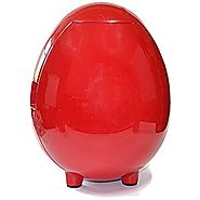 Generic 110V Mini Bottle Cooler Warmer Refrigerator for Office Dorm 12V Personal Fridge Cute Design Present,Red,4L