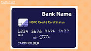 HDFC Credit Card Status online offline methods | Finbucket |