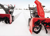 If you're lucky enough to have a snow blower, use it safely