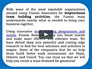 Inspirational Team Building Activities-FusionTeamBuilding