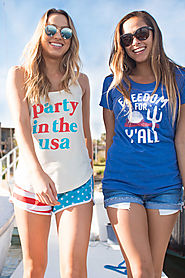 Women's Party in the USA Tank Top $28 @ Tipsy Elves