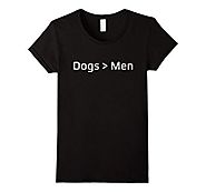 Womens Dogs are Greater Than Men - Funny Womens Ladies T-Shirt
