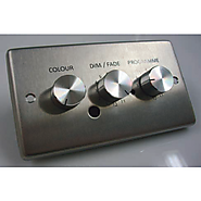Wall Controller - DMX For Controlling Colour Changing Lights (RGB)