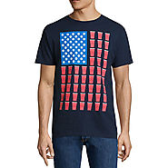 Solo Cup Flag SS Tee $12 @ JCPenney