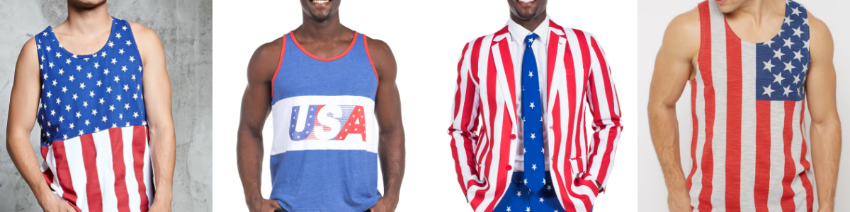 Headline for 20+ Patriotic Men's Fashion Ideas Perfect for the 4th of July