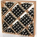 Wood & Metal Free Standing Wine Racks