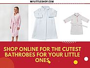 Shop Online for the Cutest Bathrobes for your Little Ones