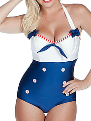 Fables by Barrie Woman's Vintage Pinup Style Sammie Swimsuit $119.96 @ Amazon