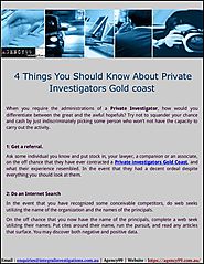 Find Private investigators GoldCoast