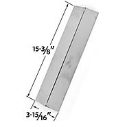 Stainless Steel Heat Plate for Aussie, Brinkmann, Uniflame, Charmglow, Grill King, Master Forge Lowes Model Grills