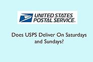 USPS Saturday and Sunday delivery time - USPS Holdmail Service Enquiries
