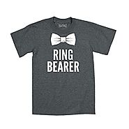 Ring Bearer Bowtie Tuxedo Hipster Wedding Bridal Party Fashion Toddler T-Shirt