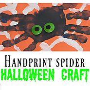 Easy Handprint Spider Craft