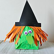 Stuffed Paper Bag Witch Craft