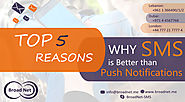 Top 5 Reasons Why SMS is Better than Push Notifications