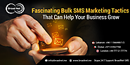 Fascinating Bulk SMS Marketing Tactics That Can Help Your Business Grow
