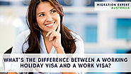 What’s the difference between a Working Holiday Visa and a Work visa?