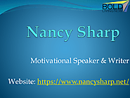 Nancy Sharp -Motivational Speaker & Writer