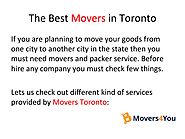 Best Movers in Toronto by Movers4you Inc - Issuu