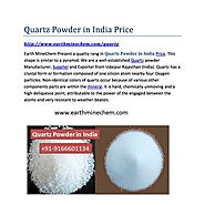 Quartz Powder in India Price