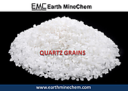 Quartz Grains Manufacturer in India Earth Minechem